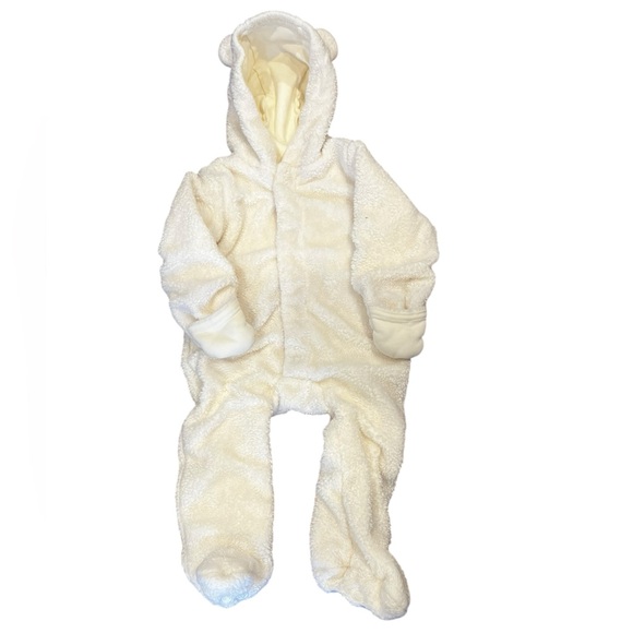 Magnetic Me Other - MAGNETIC ME Cream Fleece Magnetic Snowsuit Pram